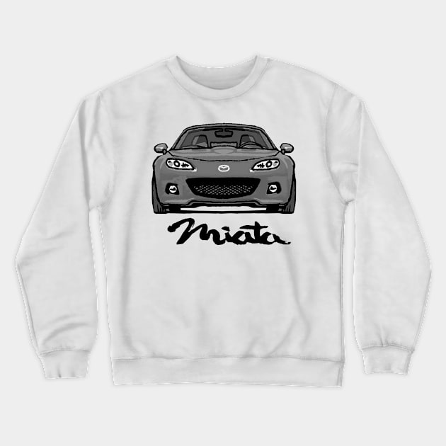 MX5 Miata NC3 Grey Crewneck Sweatshirt by Woreth